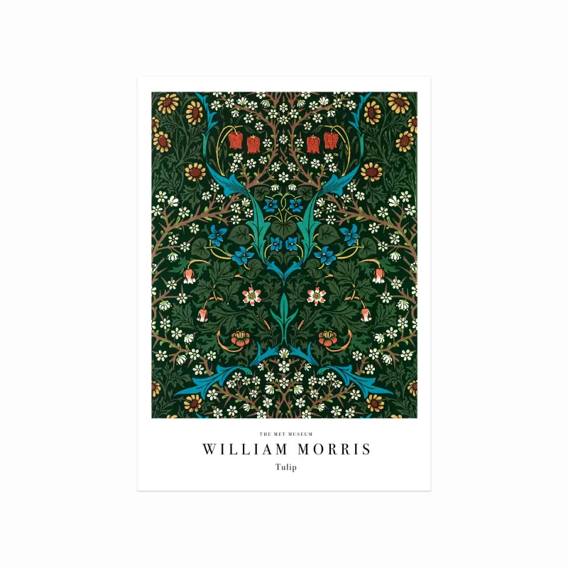 William Morris tulipanplakat – Forvandl dit hjem!