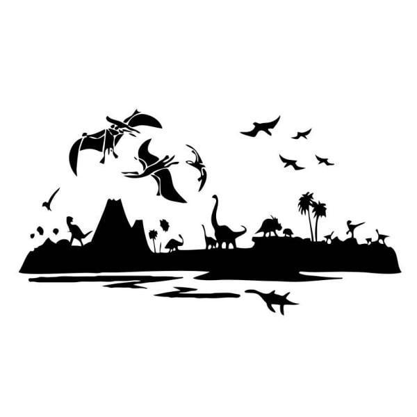 Magisk Dinosaur Vægklistermærke til Børneværelset!