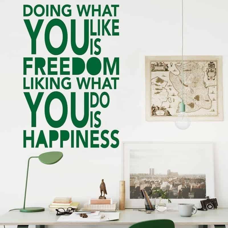Inspirerende Vægkunst - "Doing What" Væggdekoration