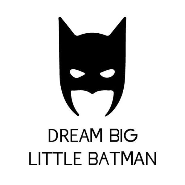 Sej Batman vægklistermærke – Forvandl drengeværelset!