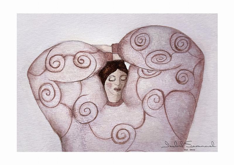 Tidlig Søndag Kunsttryk af Isabel Savannah – Unik Vægkunst