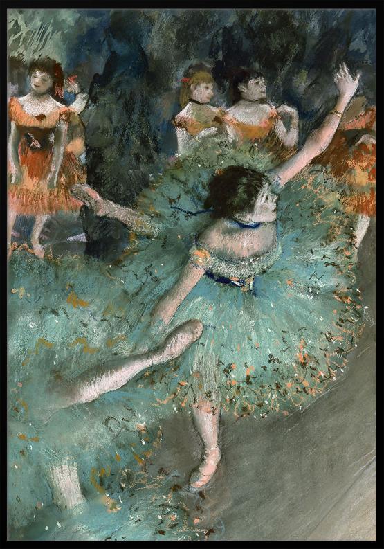 Edgar Degas – Plakat med Balletdanserne i Imponerende Skønhed