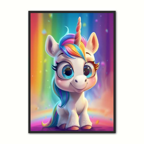 Magisk Enhjørning Plakat – Fantasi til Dit Hjem 28x40 cm