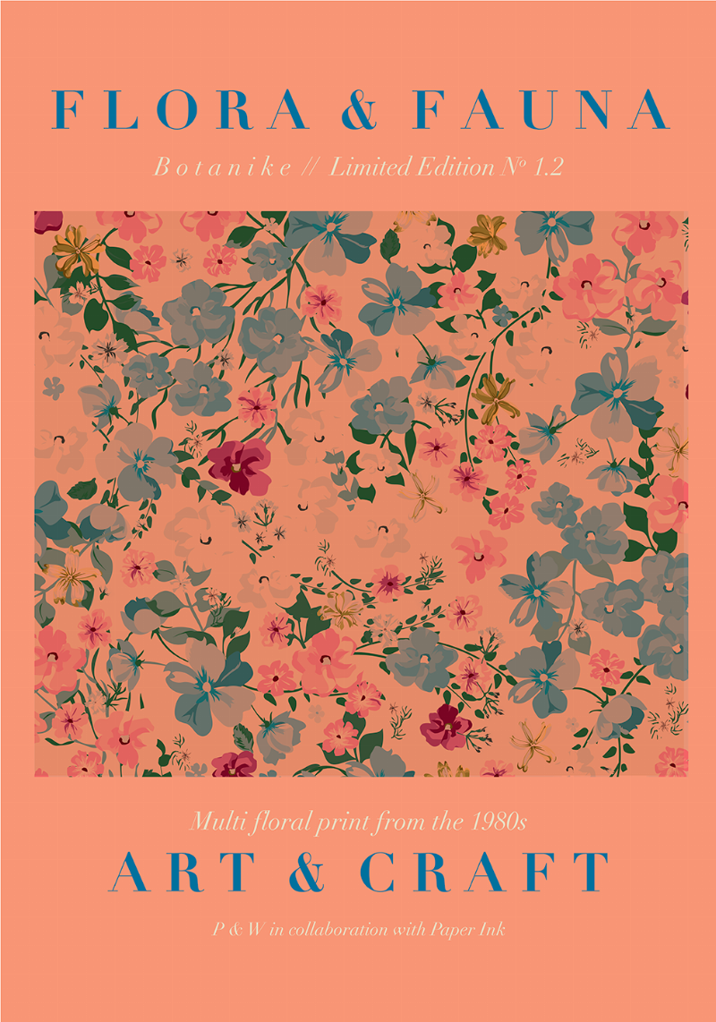 Flora Vs Art nr. 6 – Unik blomsterplakat til dit hjem