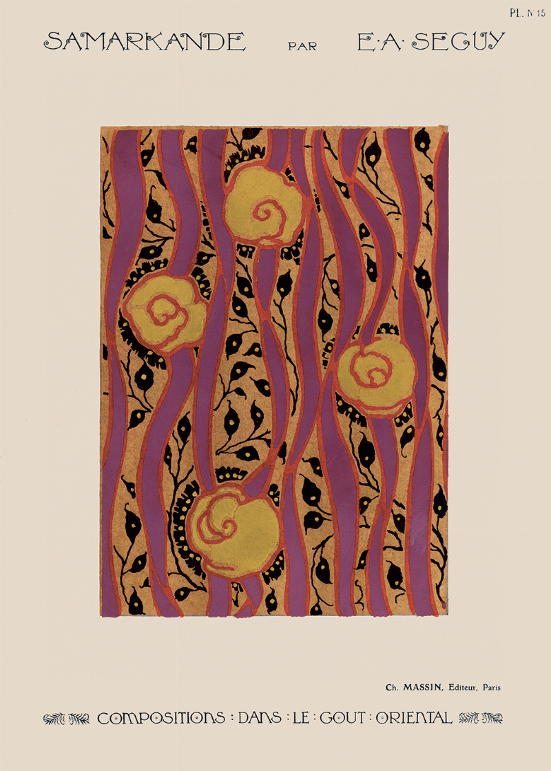 Art Deco Blomsterplakat fra Plakatwerket – Udsalg!