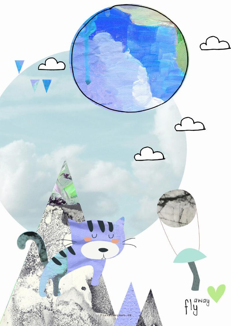 Fly Away Boy – Plakat til Børneværelset fra Plakatwerket