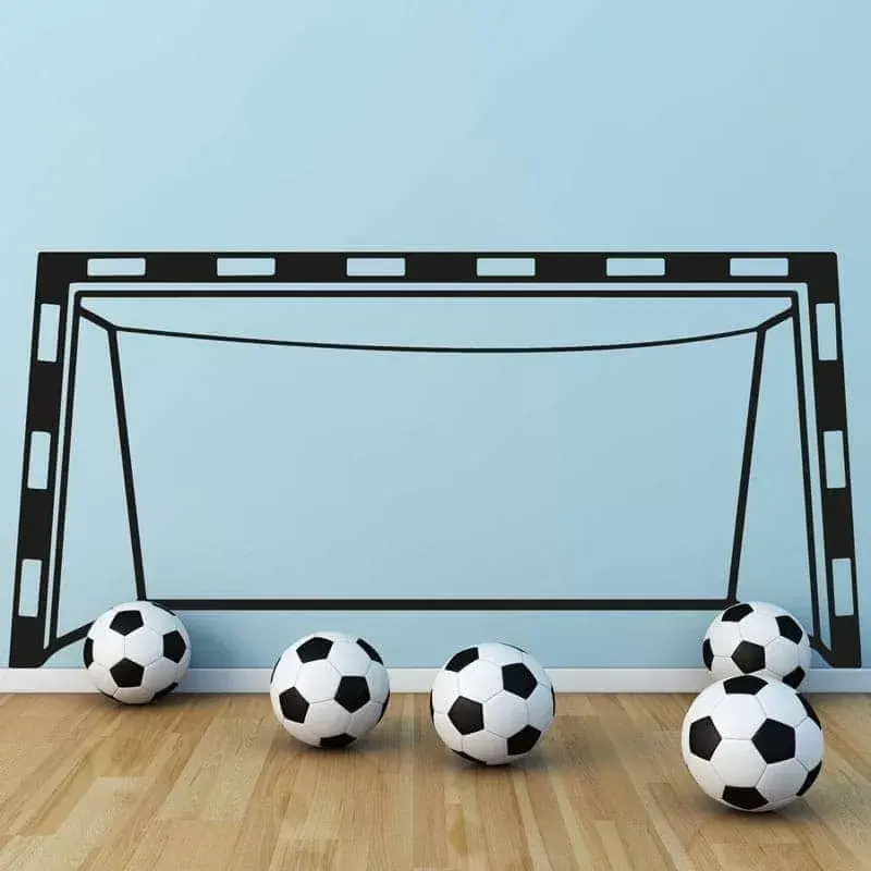 Fodboldmål Vægklistermærke – Energi til Rummet!
