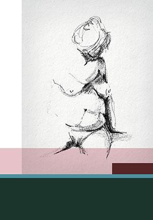 Imponerende Illustration af Pige fra Ti Dale - Grafisk Kunst