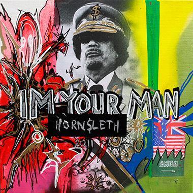Unik vægkunst "I'm Your Man" fra Hornsleth – inspirerende!