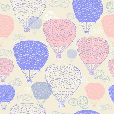 Luftballoner Vægkunst fra Illux Kids – Magi til Børneværelset
