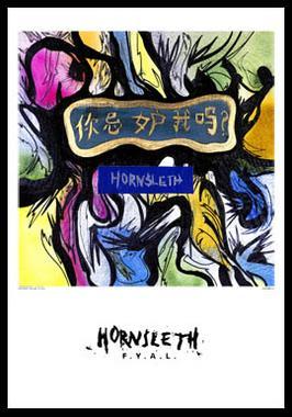 Hornsleth Kunsttryk: "Er Du Jalous På Hornsleth" 50x70 cm