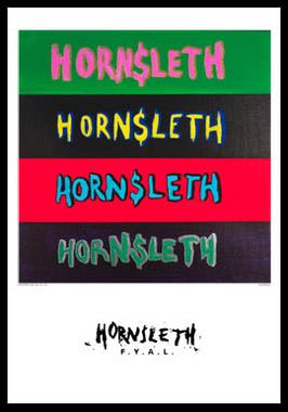 Hornsleth: Four Logos No. 5 – Unik Vægkunst til Dit Hjem!