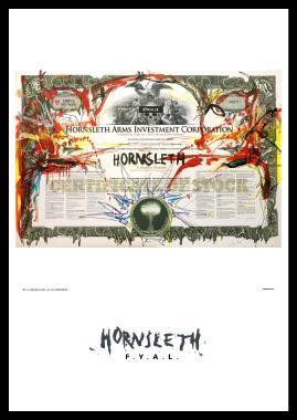 Hornsleth Vægkunst – Unik HAIC Plakat 50x70 cm