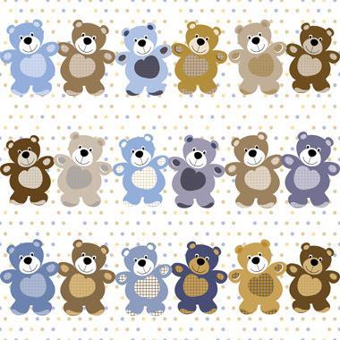 Teddy Bamse Vægkunst fra Illux Kids – Magisk Indretning!