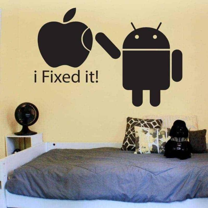 I Fixed It Vægklistermærke – Must-Have for Android Fans