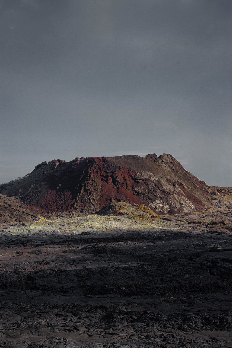Unik vægkunst: Øen nr. 5 af Bertram Mangaard Thomsen
