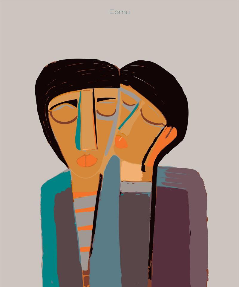 Kys 03 – Fōmu Illustrations Kunsttryk til Dit Hjem