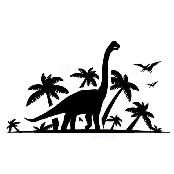 Brachiosaurus Vægklistermærke – Magisk Dinosaur til Børn