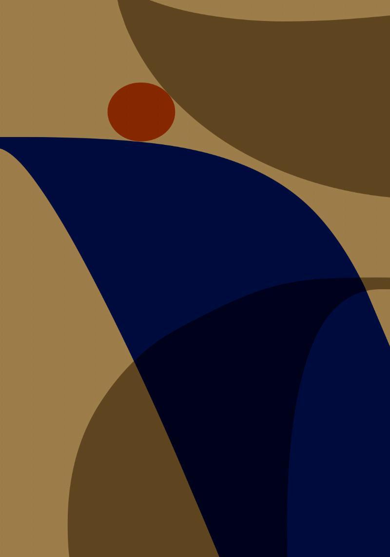 Moderne Brevkort 6 Bl fra Ten Valleys – Unik Kunst!