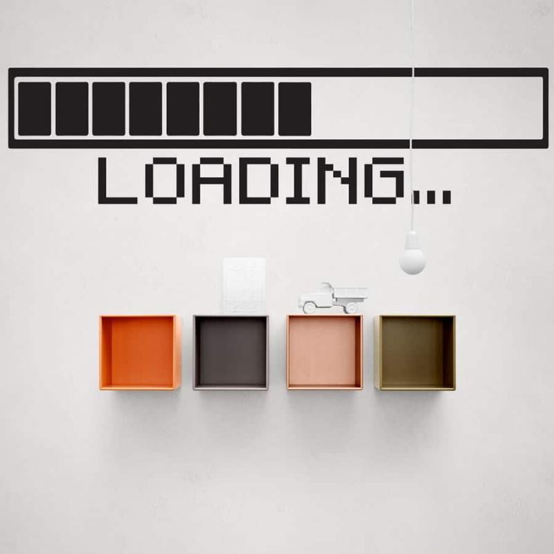 **Loading Væggkleber – Unik Wallsticker til Dit Rum**
