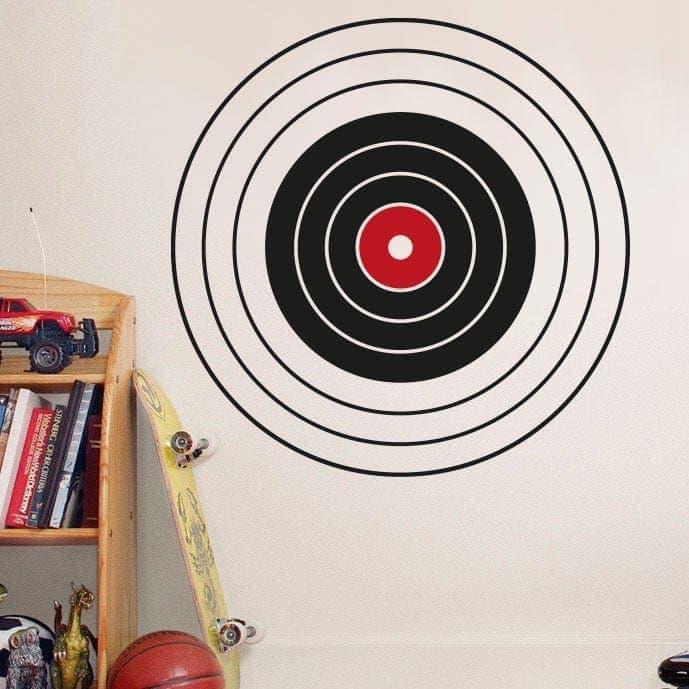 Målskive Wallsticker – Sjov dekoration til leg og træning!