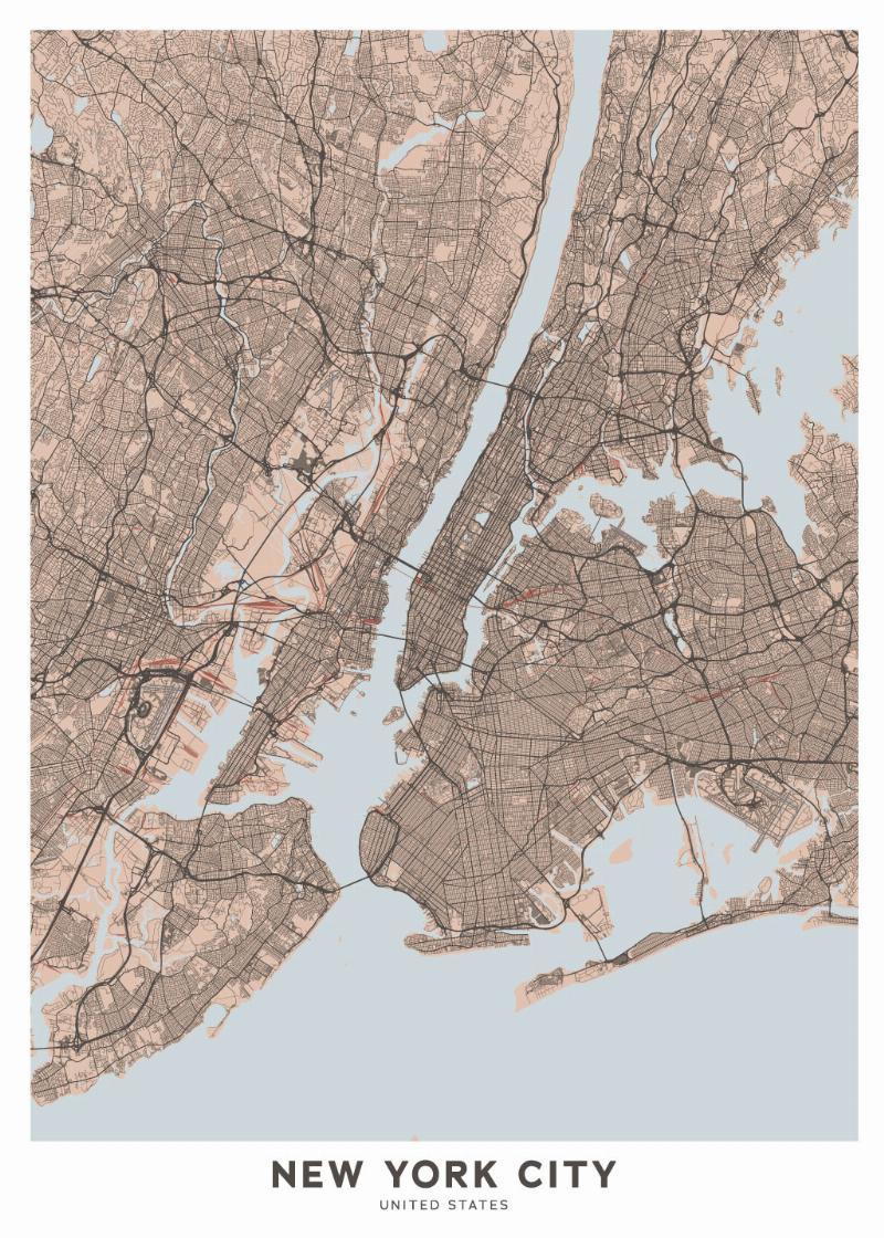Illux New York Kort – Bring storbyens charme hjem!