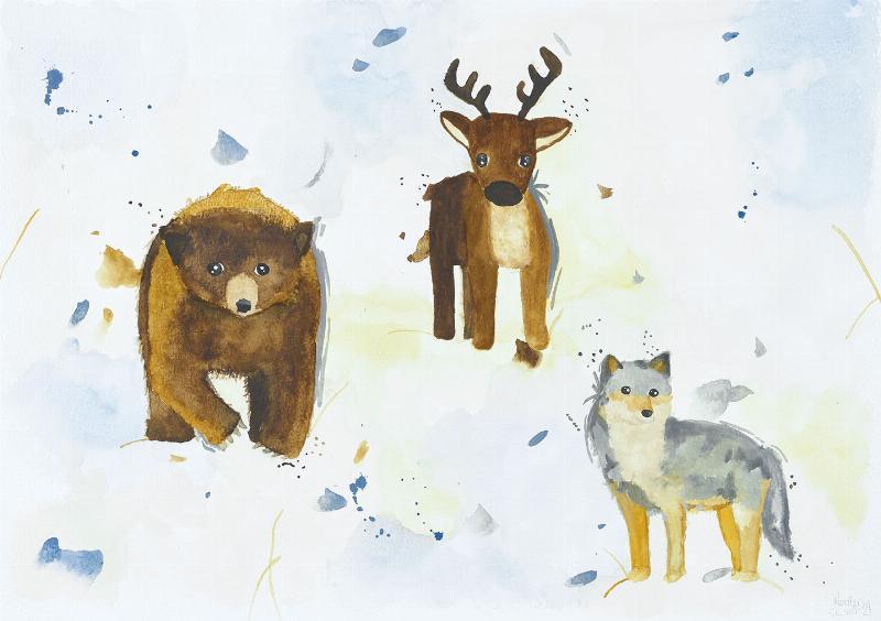 Norden Vægkunst – Unik Illustration til Børneværelset!