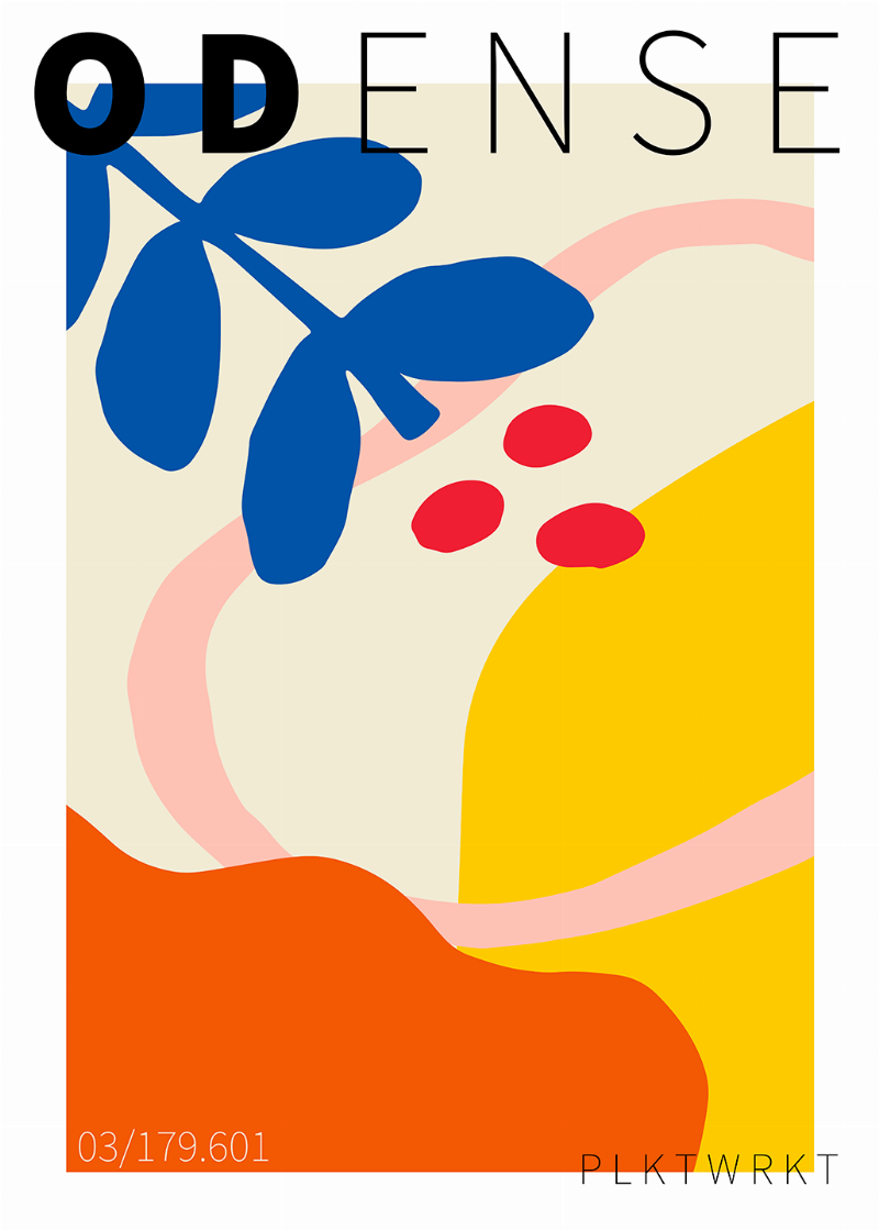 Odense Plakat – Unik Kunst til Dit Hjem på Tilbud!