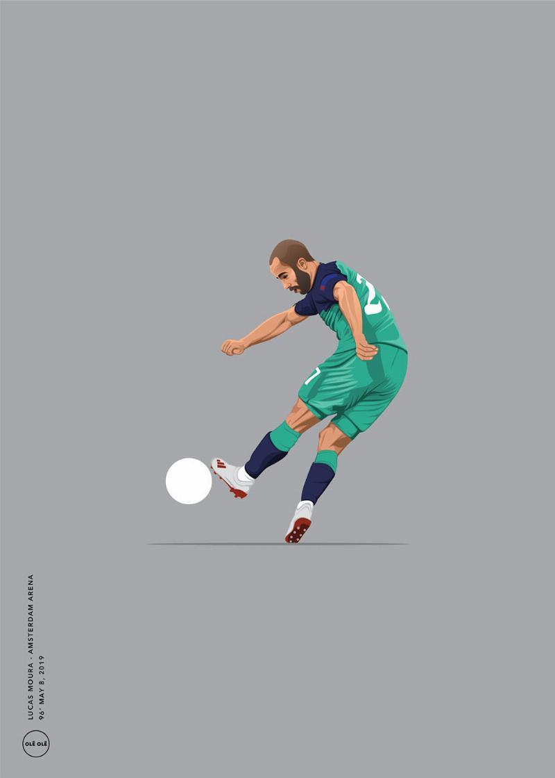 Lucas Moura Plakat – Inspirerende Vægkunst til Sportfans