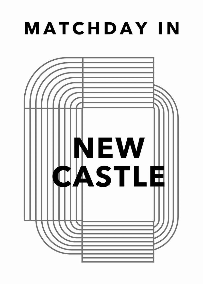 Kampdag i Newcastle – Ol Ol Vægkunst til dit hjem