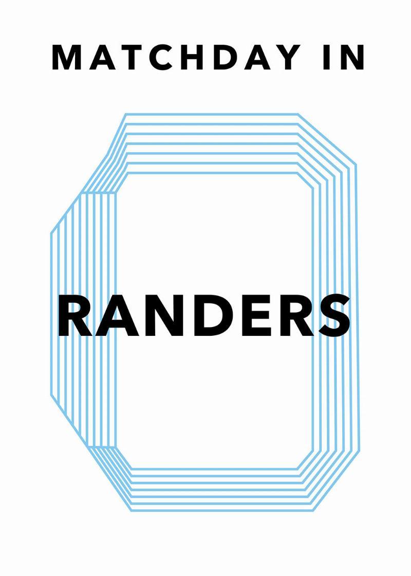 Unik vægkunst "Matchday In Randers" – Sportens ånd!