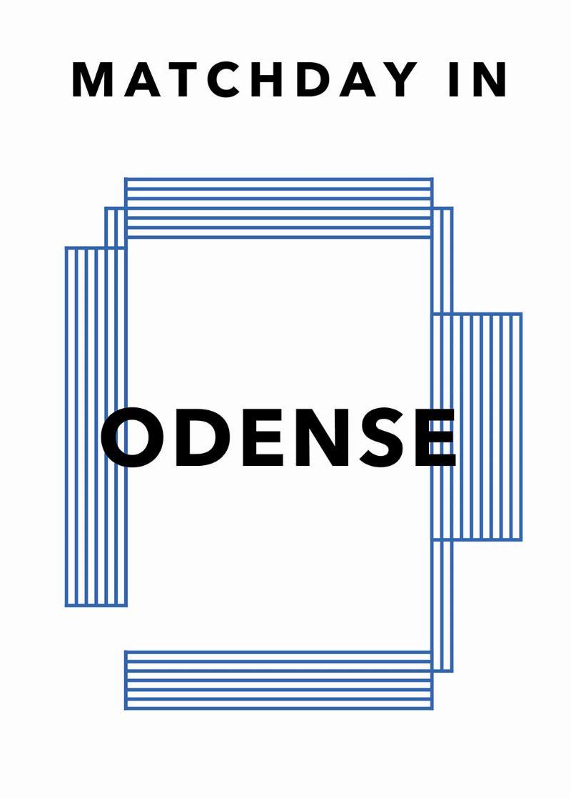 Inspirerende Fodbold Vægkunst - Kampdag i Odense