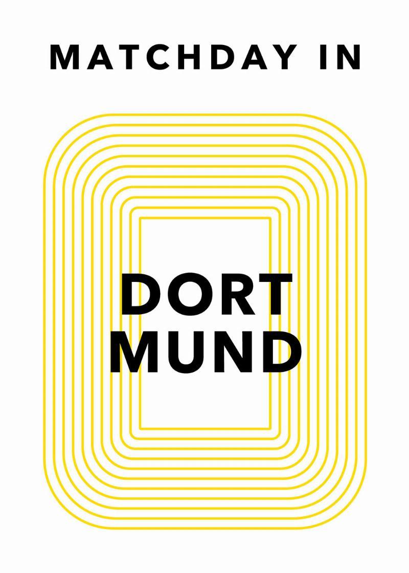Unik Vægkunst: "Matchday I Dortmund" – Fodboldstemning