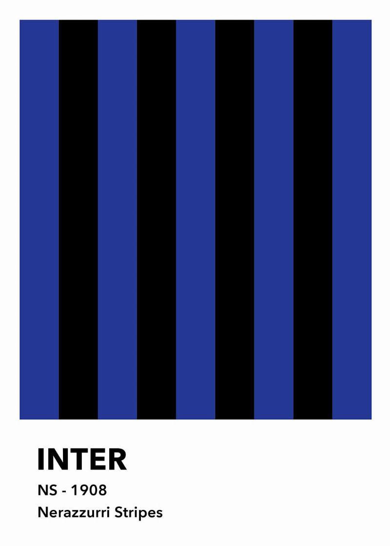 Inter Nerazzurri Vægkunst – Fodboldens Skønhed til Hjemmet