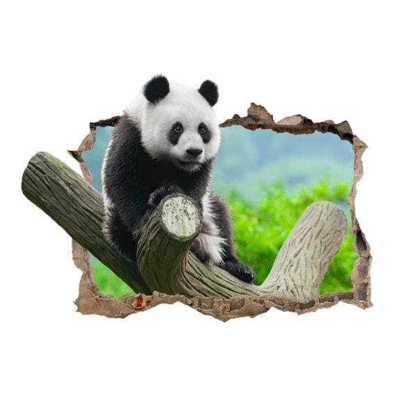 Sød panda vægklistermærke – Magisk dekoration til børn