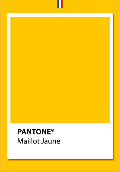 Pantone Maillot Jaune Plakat – En hyldest til cykelsporten
