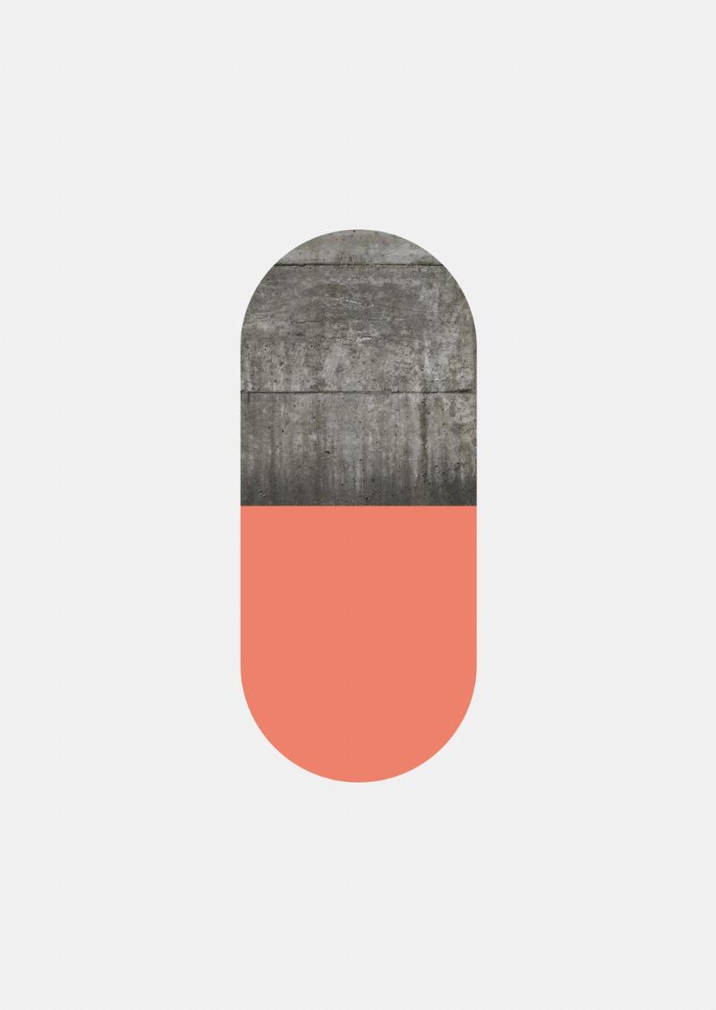 Pill 2 af Mads Hindhede – Farverig vægkunst til hjemmet