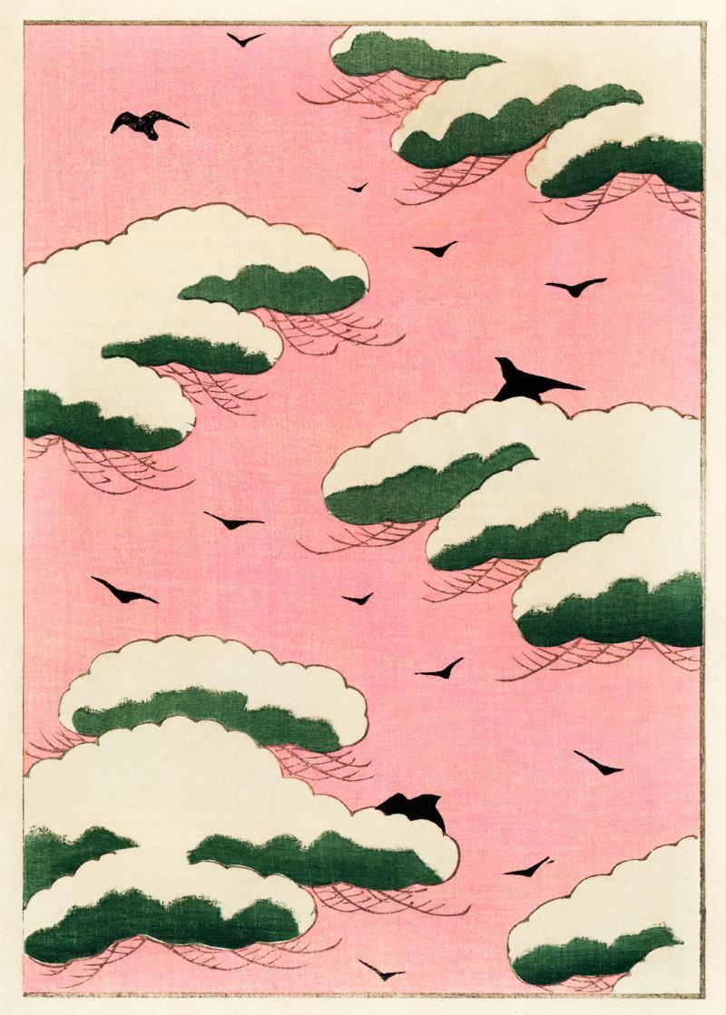 Rosa Himmel Plakat – Skab fred i dit hjem!