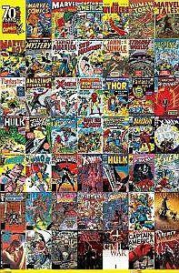 Marvel Plakat #8 - Unik Kunst til Dit Hjem - 61x91,5 cm!