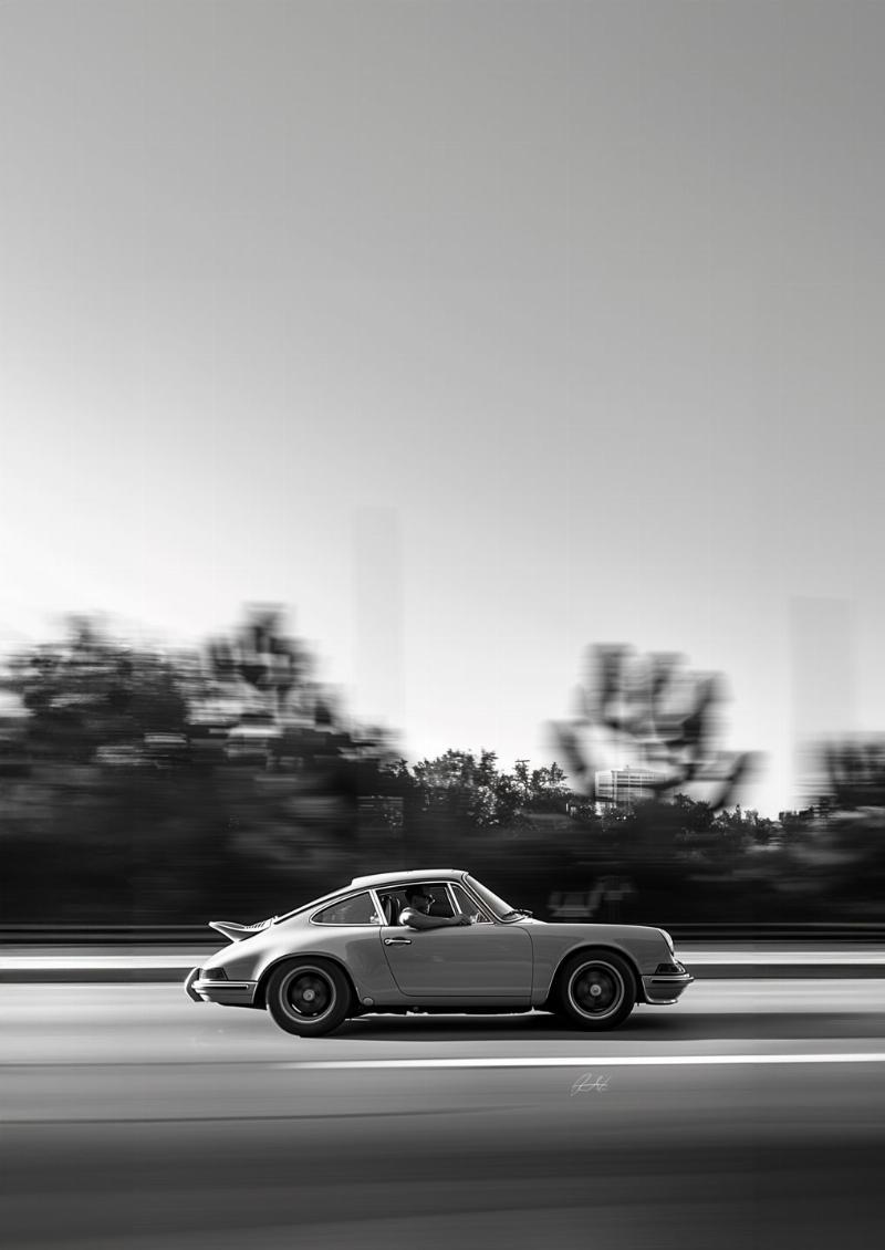 Porsche Vers 02 – Unik Kunst til Dit Hjem