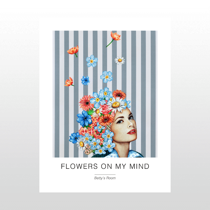 Kunstplakat "Blomster i Mine Tanker" – Fantastisk Tilbud!