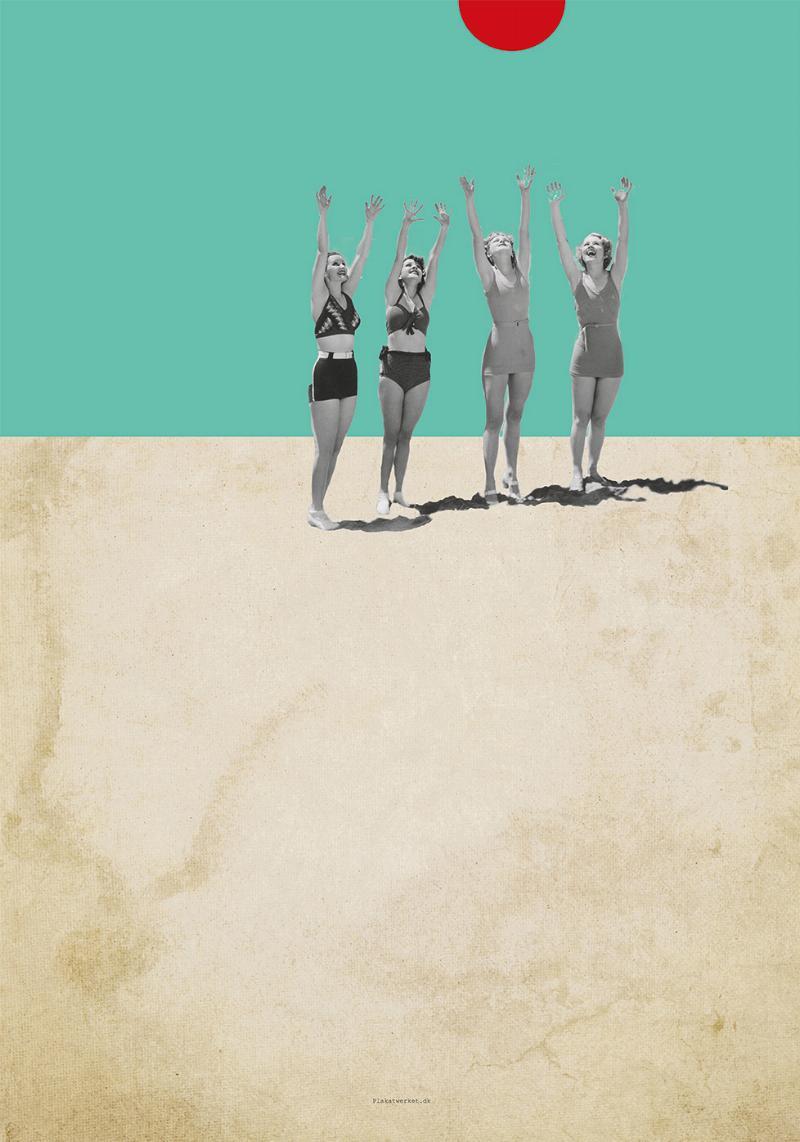 Inspirerende plakat "Reaching For" fra Wallstudio.dk