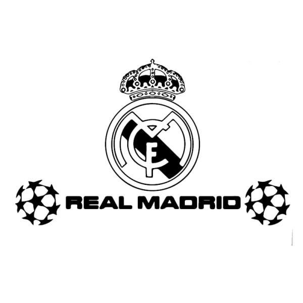 Real Madrid Champions League vægklistermærke 40x70 cm
