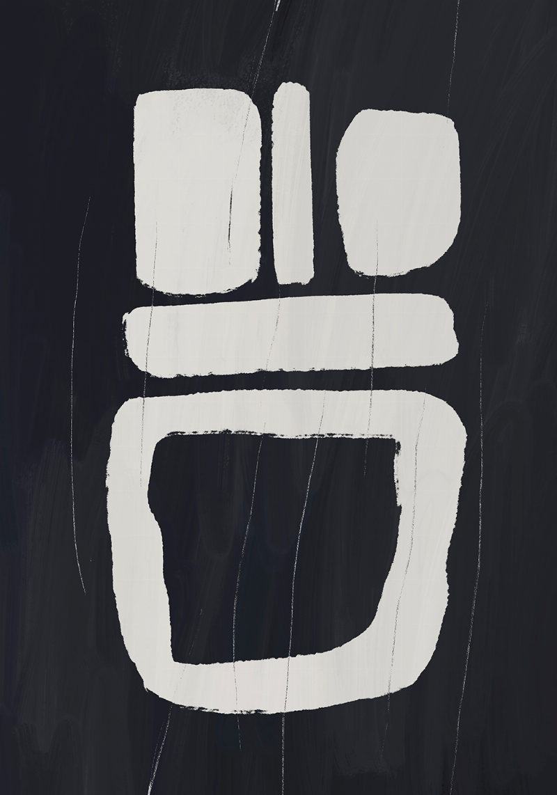 **Selfie Me – Abstrakt Plakat fra Plakatwerket - Black Week**