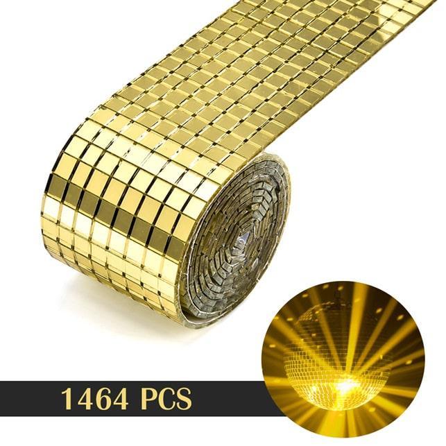 DIY Guld Glasfliser til Spejlvæg – Skab Glamour Nu!