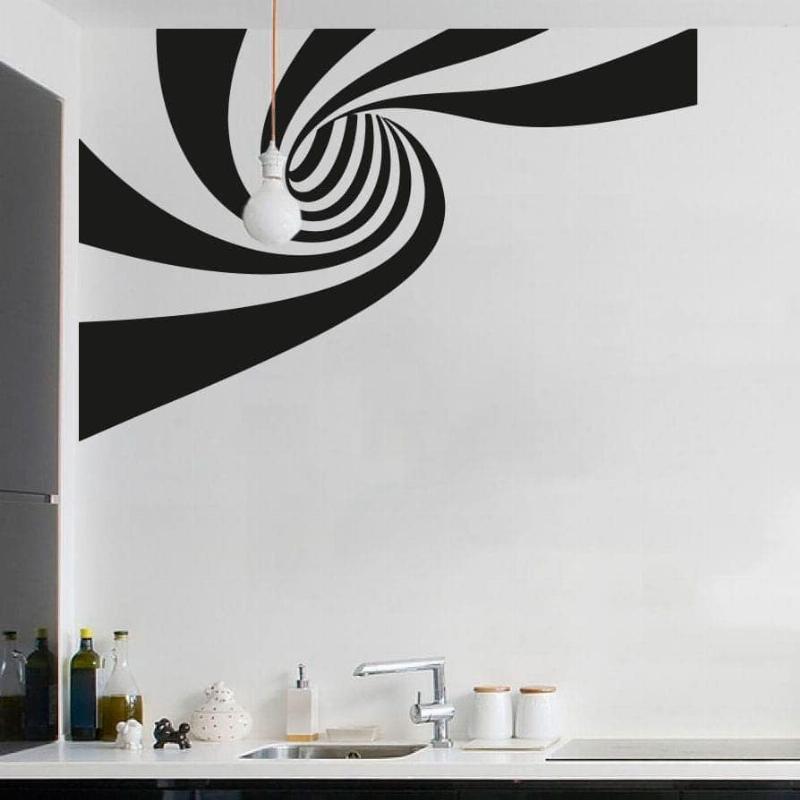 Spiral Vægklistermærke – Forvandl dit hjem med stil!
