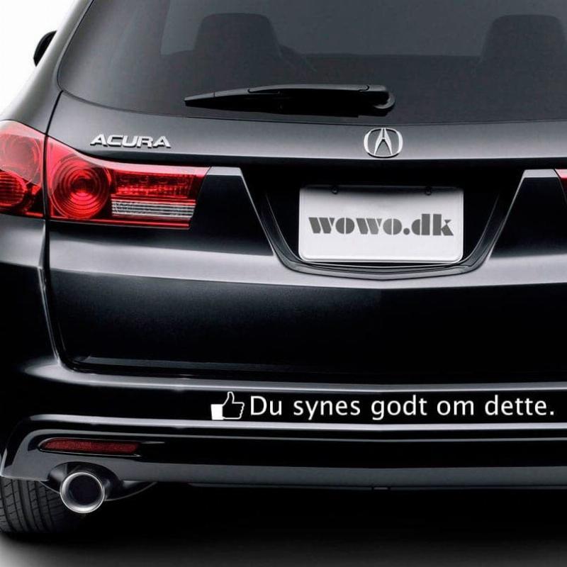 Sjov Synes Godt Om V2 Væggemærke til Bil og Hjem