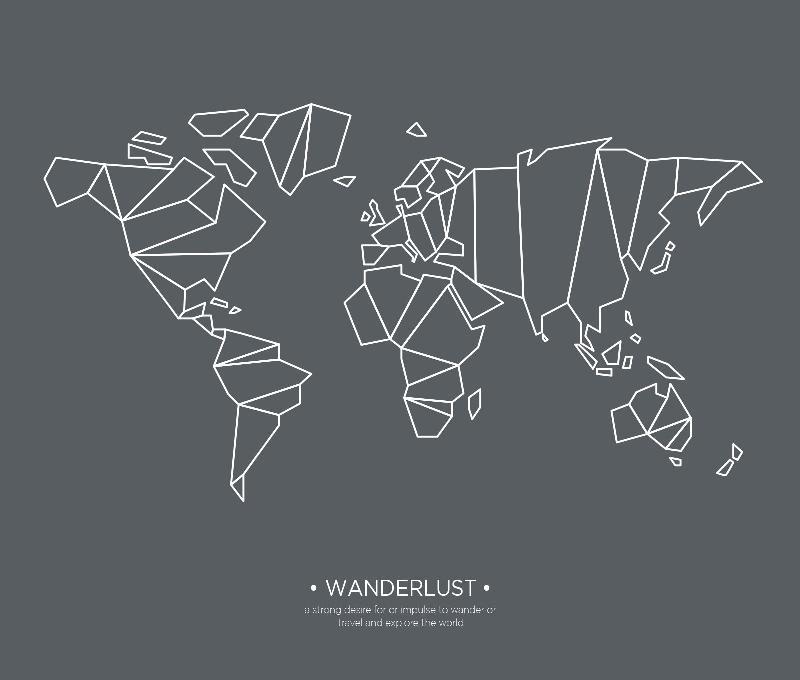 Wanderlust: Unikt kunstværk til dit hjem eller kontor