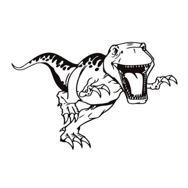 T-Rex Vægklistermærke – Eventyr til Børneværelset!