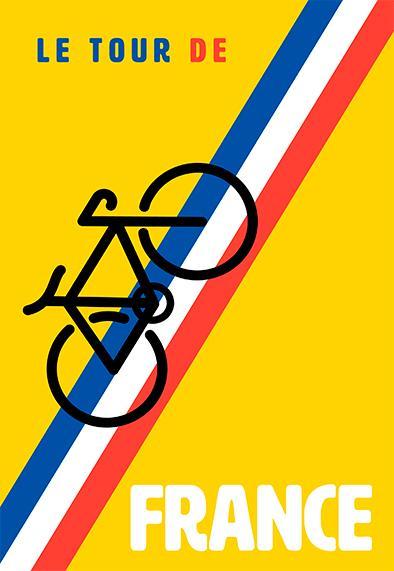 Le Tour de France 2023 – Unik plakat fra Plakatwerket